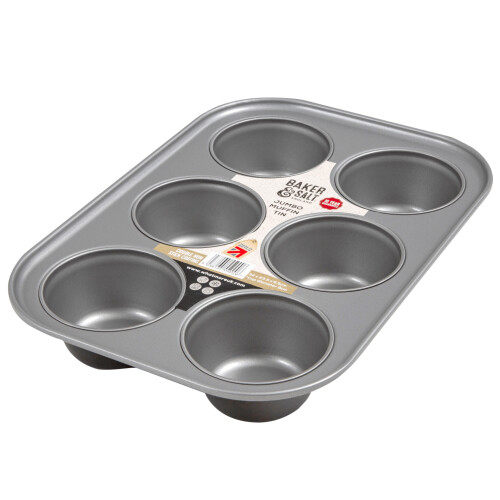 Baker & Salt 6 Cup Jumbo Muffin Tin 1
