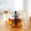 Bodum Assam Tea Press Permanent Filter Glass Handle 0.5 L/17oz Black Transparent 6
