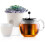 Bodum Assam Tea Press Permanent Filter Glass Handle 0.5 L/17oz Black Transparent 2