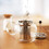 Bodum Assam Tea Press Permanent Filter Glass Handle 0.5 L/17oz Black Transparent 4