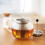 Bodum Assam Tea Press Permanent Filter Glass Handle 0.5 L/17oz Black Transparent 5