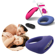 Remote Control Wireless Vibrator Wearable Ring Clit Couple Sex Toy