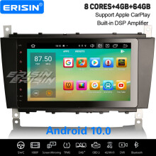 8-Core DSP Android 10.0 Car Stereo CarPlay DAB+ GPS 4G Mercedes Benz C/CLK/CLC Class W203 W209