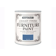 Rust-Oleum Chalk Furniture Paint Blue Silk 750ml
