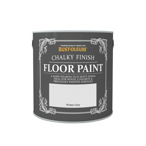Rust-Oleum Rust-Oleum Chalky Floor Paint Winter Grey 2.5L