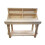 (6ft, Legs With Wheels) Acorn Wooden Workbench With Back Panel 1