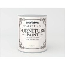 Rust-Oleum Chalk Furniture Paint Chalk White 750ml