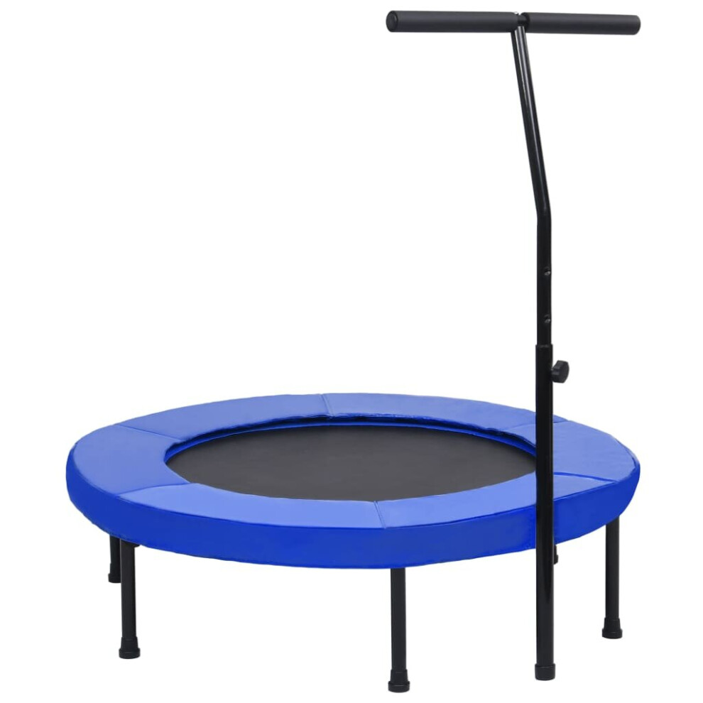 vidaXL Fitness Trampoline with Handle and Safety Pad Bungee Trampoline Game