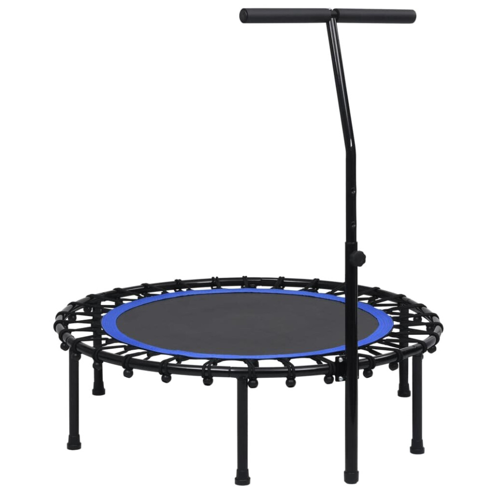 vidaXL Fitness Trampoline with Handle Bungee Trampoline Outdoor Game Play