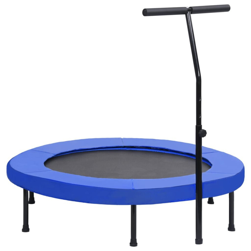 vidaXL Fitness Trampoline with Handle and Safety Pad Indoor Outdoor Jumping
