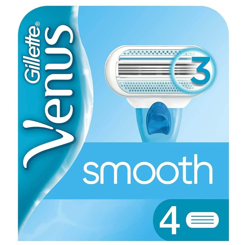 Gillette Venus Smooth Razor Blade Refills Size 4