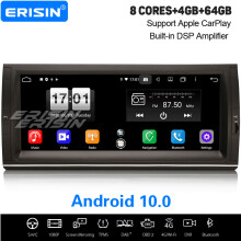 10.25" 8-Core Android 10.0 DSP Car Stereo CarPlay DAB+ Satnav WiFi OBD2 DVR BMW 5er E39 X5 E53 M5