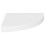 VidaXL vidaXL 2x Floating Corner Shelves White MDF Bookcase Shelving Display Unit 4