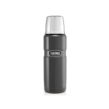 Thermos King Flask Stainless Steel Gunmetal 470ml 105032