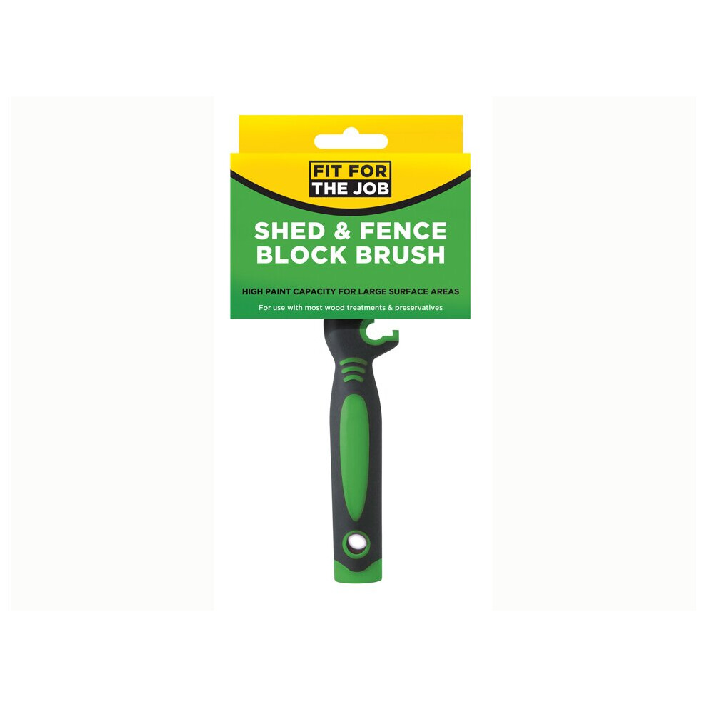 Rodo Shed & Fence Block Brush 12 X 3Cm Fbbb003 5019200122660