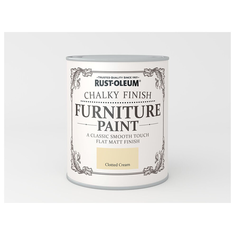 Rust-Oleum Chalk Furniture Paint Clotted 750Ml Cream