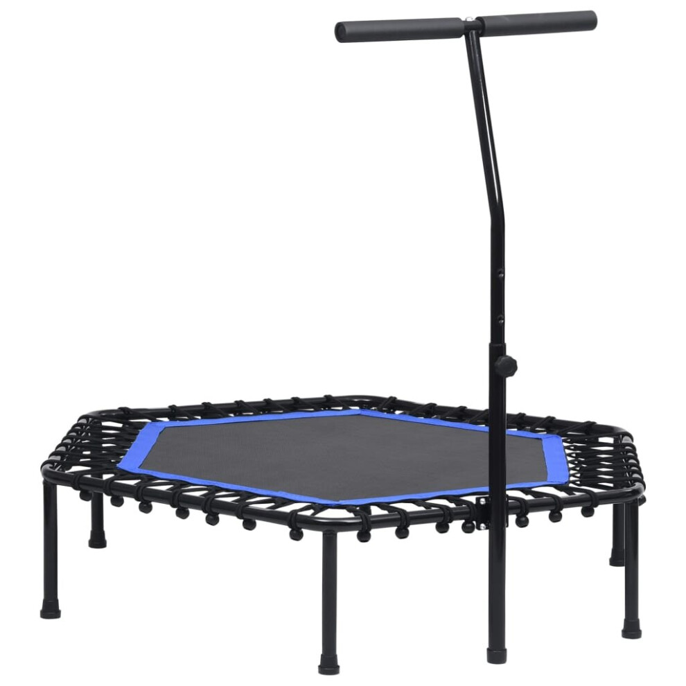vidaXL Fitness Trampoline with Handle Indoor Outdoor Jumping Play Equipment 