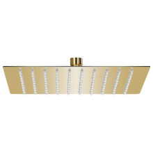 vidaXL Rain Shower Head Stainless Steel 20x20 cm Square Gold Rainfall Overhead