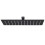 VidaXL vidaXL Rain Shower Head Stainless Steel 30x20 cm Rectangular Black Shower Part 1