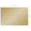 VidaXL vidaXL Rain Shower Head Stainless Steel 30x20 cm Rectangular Gold Shower Part 7