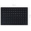VidaXL vidaXL Rain Shower Head Stainless Steel 30x20 cm Rectangular Black Shower Part 7