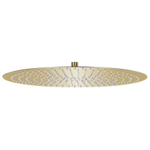 vidaXL Rain Shower Head Stainless Steel 50 cm Round Gold Bathroom Shower Part
