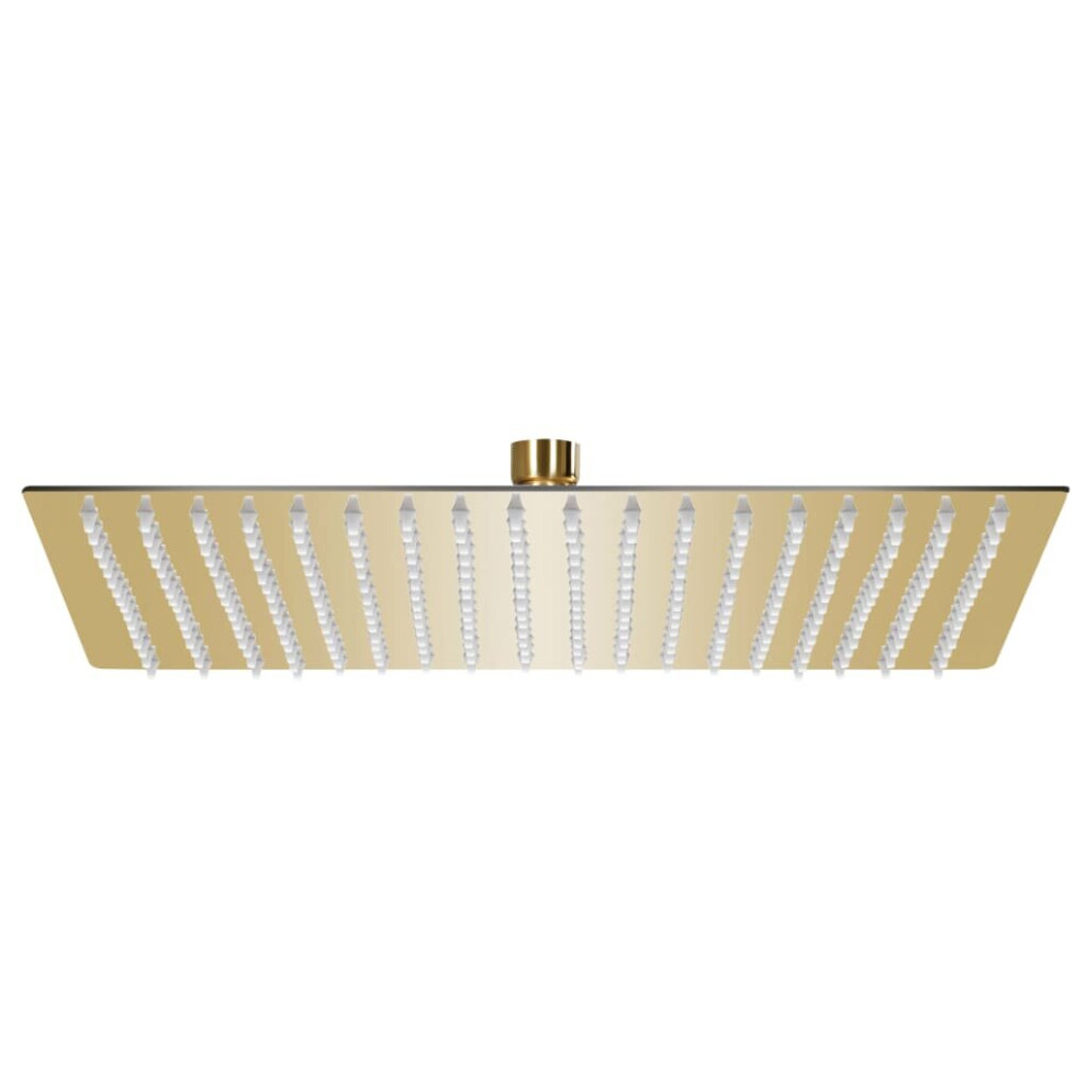 vidaXL Rain Shower Head Stainless Steel 50x50 cm Square Gold Rainfall Overhead-image-OPC-P6JYKJ7-NEW