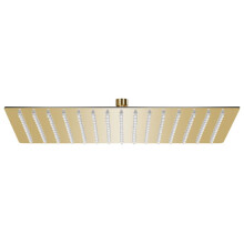 vidaXL Rain Shower Head Stainless Steel 40x30 cm Rectangular Gold Shower Part