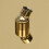 VidaXL vidaXL Rain Shower Head Stainless Steel 40x30 cm Rectangular Gold Shower Part 3