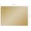 VidaXL vidaXL Rain Shower Head Stainless Steel 40x30 cm Rectangular Gold Shower Part 7