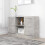 VidaXL vidaXL Sideboard Concrete Grey Engineered Wood Storage Cupboard Side Cabinet 1