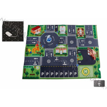 Kids Globe Kids Traffic Mat with LED Traffic Boys Lights Floor Rug Play Carpet