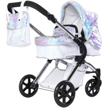Roma Polly Single Dolls Pram - Mermaid