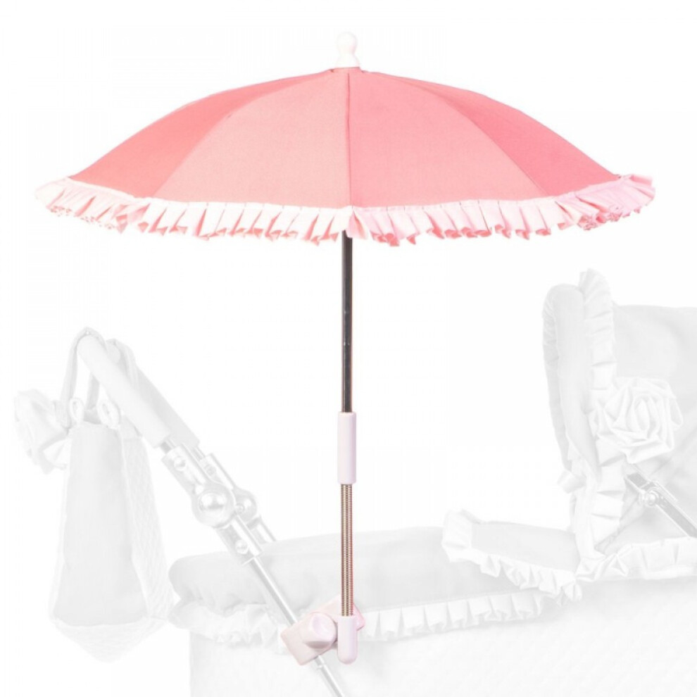 Roma Annie Doll Pram Parasol Pink