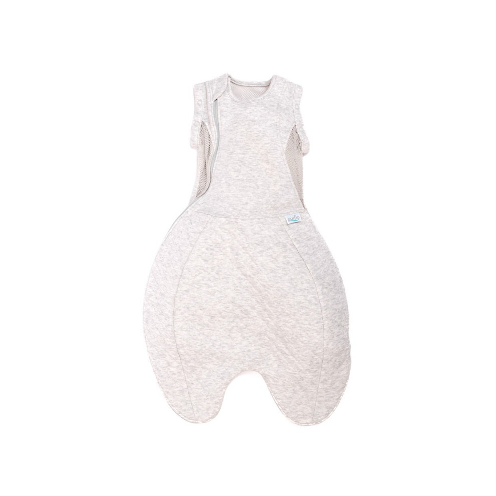 2.5 Tog Swaddle To Sleep Bag 0-4 Months - Minimal Grey Purflo