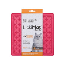 Lickimat Cat Buddy Pink Feeding Mat
