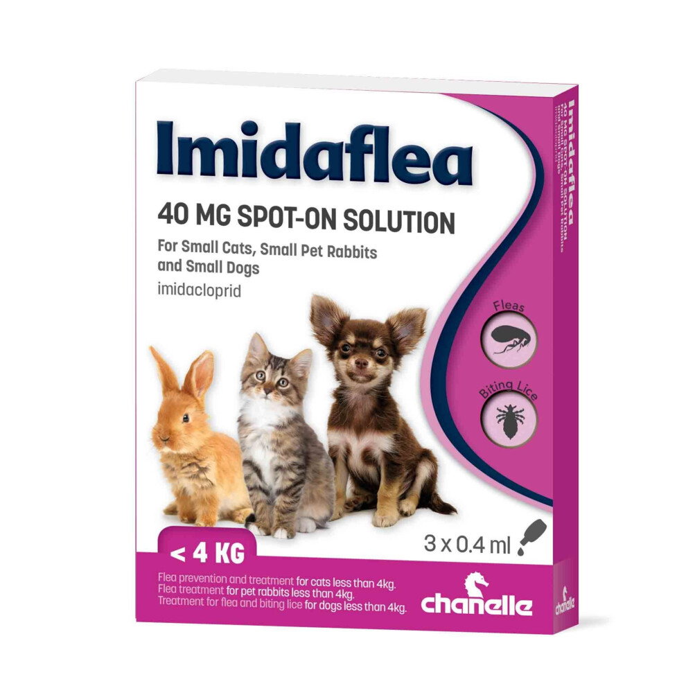 ImidaFlea For Small Cats, Small Dogs, & Rabbits 40mg