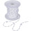 EveryHome 10m White Beaded Bottom Chain for 89mm (3.5") Vertical Blinds – 100 Clips, Easy Install 1