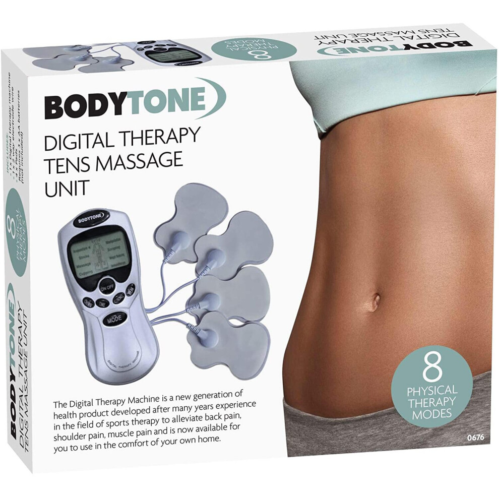 Caprican Rechargeable Tens Therapy Digital Massager Pain Relief Acupuncture