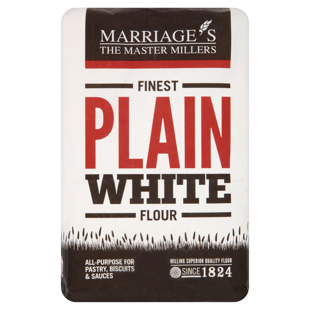 Marriages Finest Plain White Flour - 5x1.5kg