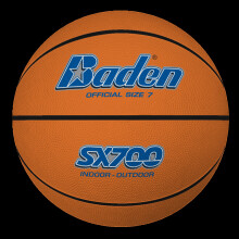 Basketbalový míč Baden SX700 pro vnitřní i venkovní použití – Odolná kompozitní pryž – 7