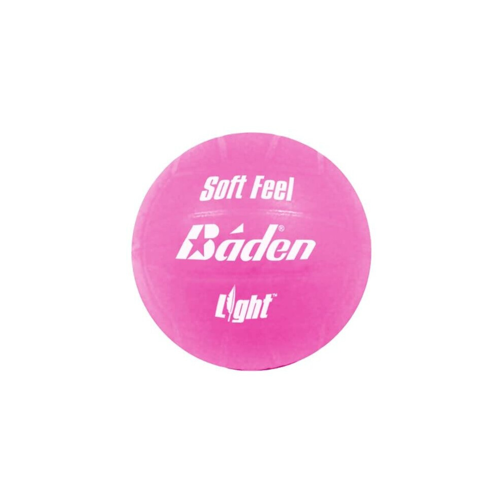 Baden VF4 Soft Feel Volleyball in Pink with Soft Anti Sting Cover-image-OPC-P6JZKTY-NEW