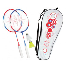 Sure Shot London Junior 2-Player Racket and Game Set: 2 Rackets, 2 Shuttlecocks and a Case