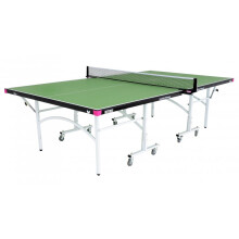 (19mm, Green) Butterfly Easifold Rollaway Table Tennis for Indoor Use - Ready Assembled