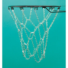 Canestro da basket standard Sure Shot con rete a catena per uso interno ed esterno, 12 anelli