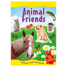ANIMAL FRIENDS Sticker Activity Book (A4)