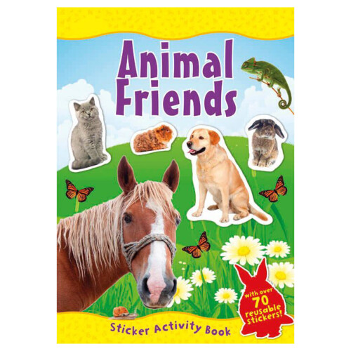 ANIMAL FRIENDS Sticker Activity Book (A4)