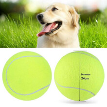 24cm Puppy Toys Tennis Ball For Pet Chew Toy Big Inflatable Launcher