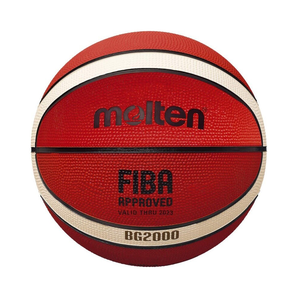 (6) Molten BASKETBALL BG2000 RUBBER FIBA APPROVED
