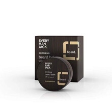 Every Man Jack Beard Balm - Sandalwood | 2-ounce - 1 Jar | Naturally Derived, Parabens-free, Pthalate-free, Dye-free, and Certified Cruelty Free